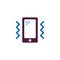 Vibrate Phone Logo Icon Design