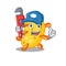 Vibrio Smart Plumber cartoon character design with tool