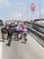 Vicenza, Italy - April 30, 2017: important cycling race with man