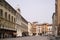 Vicenza, Italy, nice main square near the clock tower