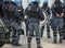 Vicenza, VI, Italy - January 28, 2017: Italian police riot squad