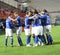 Vicenza, VI, Italy - October 15, 2018: Football match Italy vs Tunisia u21