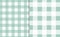 Vichy Seamless set. Pastel gingham pattern. Background for Easter, wallpaper, blanket.