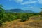 The vicinity of the golden and cave temples in Dambulla in Sri Lanka