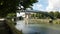 Victor Hugo metal bridge on the Briare canal in Montargis