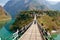 Victoria Bridge over Beas river at Mandi in Himachal Pradesh