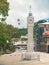 Victoria Clock Tower in Victoria, Seychelles.