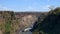 Victoria falls bridge from Zambia