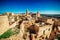 Victoria, Gozo island, Malta: aerial view from the Cittadella