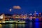 Victoria Harbour in Moonlight