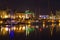 Victoria Inner Harbour at night, BC, Canada