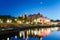 Victoria Inner Harbour under a Half Moon