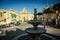 Victoria, Malta - March 12, 2017: Medieval square of St. Francis and streets with fountain