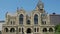 VICTORIA, TEXAS - JUNE 9, 2019 - 1892 Victoria County Courthouse, designed by J. Riely Gordon on a sunny summer day - establishing