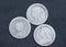 Victoria, threepence, silver, coins.