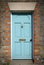 Victorian blue door