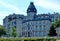 Victorian building with copper dome that first housed offices of the Commissioners of the Port of Montreal