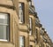 Victorian colony homes made of sandstone in Edinburgh, Scotland