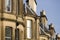 Victorian colony homes made of sandstone in Edinburgh, Scotland