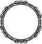 Victorian Grunge Circle Frame