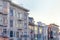 Victorian and Italianate houses in urban San Francisco, California