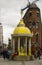 The Victorian Jaffe Fountain made of cast iron at Victoria Square in Belfast Northern Ireland