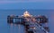 The victorian pier at Llandudno, North Wales