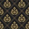 Victorian regal pattern seamless baroque