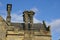 Victorian roof of Scotney Castle in Lamberhurst, Royal Tunbridge Wells, Kent, England