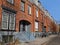 Victorian row houses with dormers