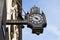 Victorian wrought iron clock