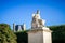 Victorious France statue near the Triumphal Arch of the Carrousel, Paris