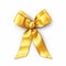 Victorious ribbon on white background for breast cancer awareness