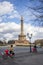 Victory column or Siegessaule, historical monument at the heart of the Tiergarten park, Berlin, Germany