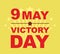 Victory Day may 9. Salute. Vector illustration