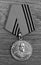 Victory Day Order, medal. Black and white.