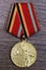 Victory Day Order, medal top view