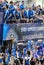 The victory parade of an English Football Club Leicester City, the champion of the 2015 - 2016 English Premier League