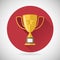 Victory Prize Award Symbol Trophy Cup Icon on