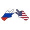 victory russia peace usa hand gesture colored icon. Elements of flag illustration icon. Signs and symbols can be used for web,