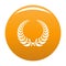 Victory wreath icon orange