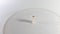 Video 360 degrees angel of quartz on a white background