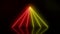 Video animation of glowing vertical neon lines in red and yellow