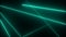 Video animation of green light trails. abstract