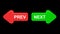 video animation icon arrows prev and next button