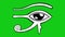 video animation icon drawing eye of horus blink