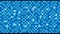 Video banner made of blue squares. The inscription 2023. New Year