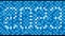 Video banner made of blue squares. The inscription 2023. New Year