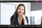 video call online conference female ceo screen