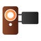 Video camera flat icon. Movie camera color icons in trendy flat style. Media technology gradient style design, designed